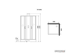 Душевая кабина Grossman GR250Q