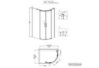 Душевой уголок Grossman GR-4110 L
