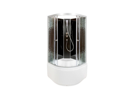 Душевая кабина Deto L810 N без крыши BLACK