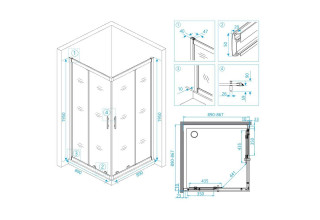 Душевой уголок RGW HO-31 03063199-11