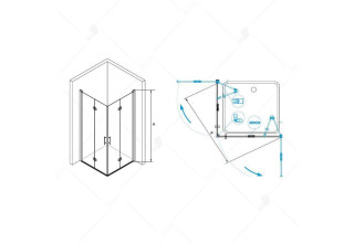 Душевой уголок RGW LE-36 06123600-11
