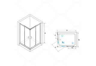 Душевой уголок RGW PA-146 020814679-11