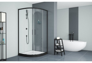 Душевой уголок BRAVAT BLACKLINE BS090.1201B