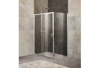 Душевой уголок BelBagno UNIQUE-AH-1-120/135-80-C-Cr