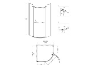 Душевой уголок Grossman GR-7090