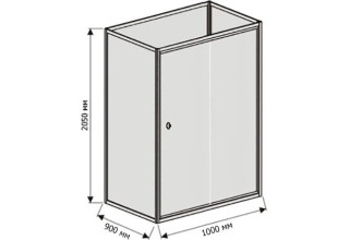 Душевая кабина RGW Andaman OLB-207 90x100 см, профиль белый