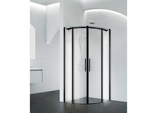 Душевой уголок BelBagno ACQUA-R-2-100-C-NERO