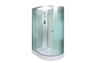 Душевая кабина Deto L902 L N без крыши c гидромассажем