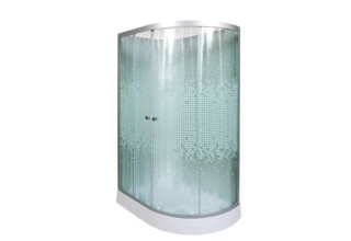Душевая кабина Deto L902 L N без крыши c гидромассажем