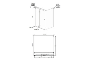 Душевое ограждение Ambassador Diamond 12011105L