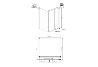 Душевое ограждение Ambassador Diamond 12011105R