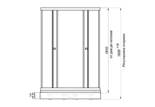 Душевой уголок Triton Стандарт А1 мозаика 90