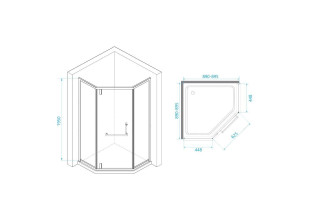 Душевой уголок RGW HO-084G 350608499-16