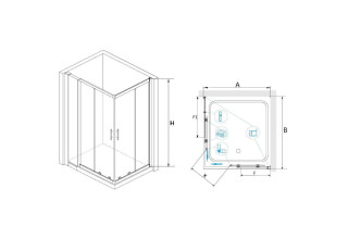 Душевой уголок RGW HO-42 (HO-31 + Z-41) 03064203-11