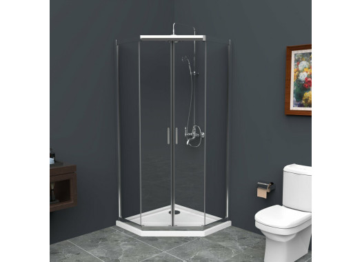 Душевой уголок BelBagno UNO-195-P-2-90-C-Cr