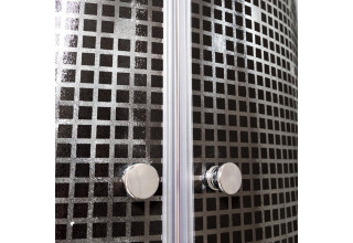 Душевая кабина Deto L801 N без крыши BLACK