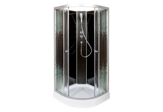 Душевая кабина Deto L801 N без крыши BLACK