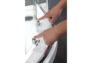 Душевое ограждение Black&White S101-900