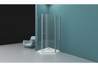 Душевой уголок BelBagno ETNA-P-1-90-C-Cr