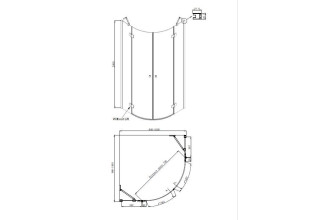 Душевое ограждение Ambassador Diamond 12011102