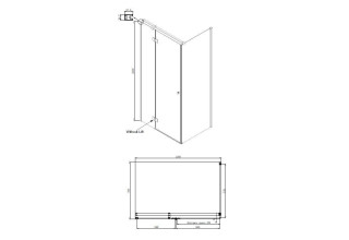 Душевое ограждение Ambassador Diamond 12011104L