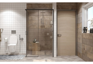 Душевое ограждение Ambassador Queen 11011205R Black