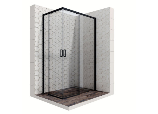 Душевое ограждение Ambassador Queen 11011205R Black