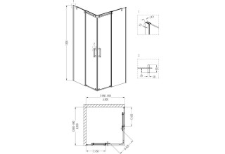 Душевой уголок Grossman GR-3090