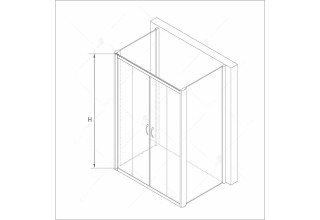Душевой уголок RGW PA-41 (PA-11 + Z-01) 010841022-11