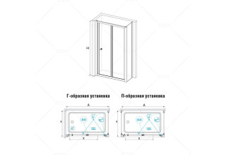 Душевой уголок RGW CL-41 (CL-21 + Z-12) 04094189-11