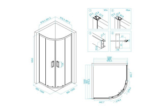Душевой уголок RGW CL-54 32095499-11