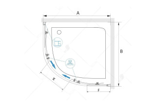 Душевой уголок RGW CL-54 32095499-11