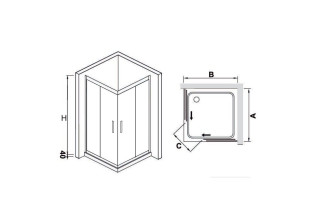 Душевой уголок RGW HO-312 (RGW HO-31 + Z-42) 030631222-11