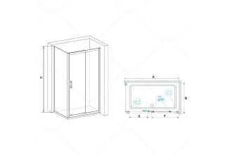 Душевой уголок  RGW PA-145 020814590-11