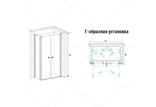 Душевой уголок RGW PA-37 (PA-04 + Z-12 + A-11 + держатель) 04083700-11