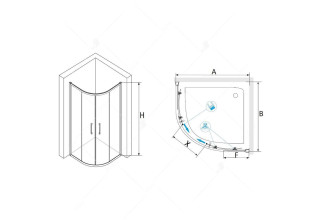 Душевой уголок RGW PA-51 02085188-11