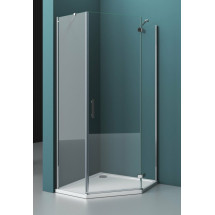 Душевой уголок BelBagno KRAFT-P-1-80-C-Cr-L