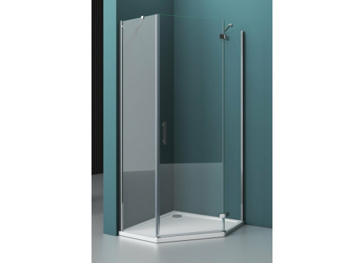 Душевой уголок BelBagno KRAFT-P-1-100-C-Cr-L