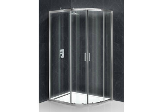 Душевой уголок BelBagno UNO-195-RH-2-120/80-C-Cr