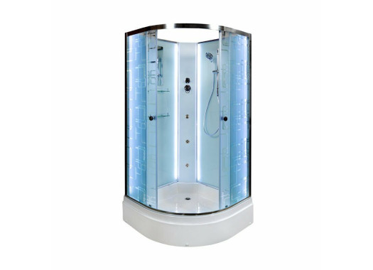 Душевая кабина Deto EM2790 N LED с гидромассажем