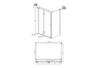 Душевое ограждение Ambassador Diamond 12011108L