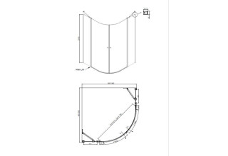 Душевое ограждение Ambassador Nord 13011101