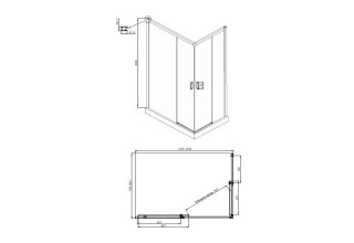 Душевое ограждение Ambassador Queen 11011106L