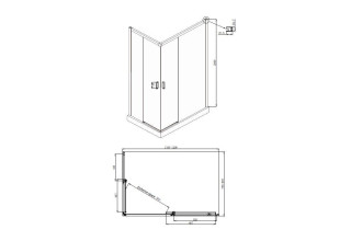 Душевое ограждение Ambassador Queen 11011106R