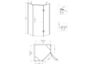Душевой уголок Grossman GR-8090