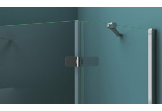 Душевой уголок BelBagno KRAFT-P-1-80-C-Cr-R