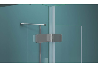 Душевой уголок BelBagno KRAFT-AH-22-120/80-C-Cr-R