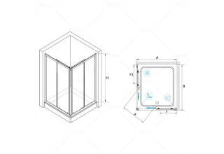 Душевой уголок RGW CL-42 04094280-51