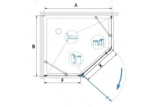Душевой уголок RGW HO-082 350608288-11