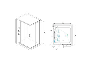 Душевой уголок RGW HO-43 (HO-31 + Z-42) 03064392-11